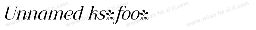 Unnamed ks-foo字体转换